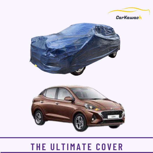 button to buy product the ultimate cover for Hyundai Aura car