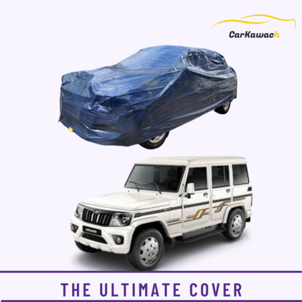 Button to buy product The Ultimate cover for Mahindra Bolero car (7 seater)