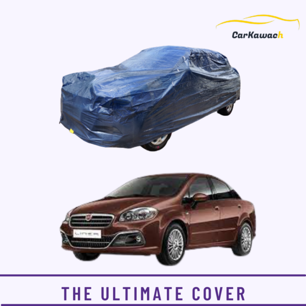 button to buy product the ultimate cover for Fiat Linea car