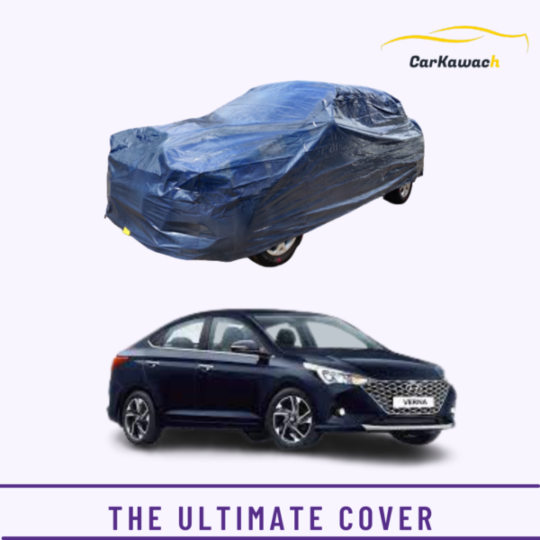 button to buy product the ultimate cover for Hyundai Verna car
