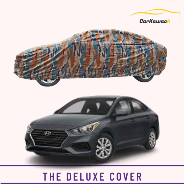 Button to buy product the deluxe cover for hyundai accent car
