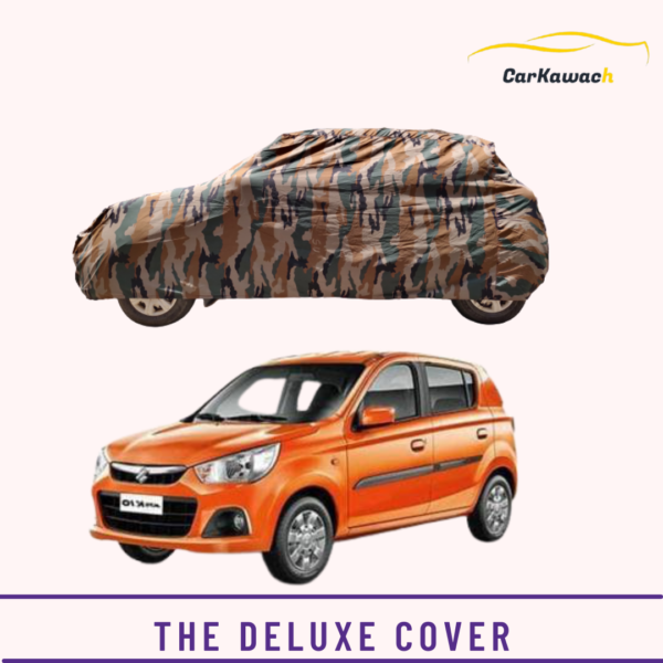 Button to buy product the deluxe cover for Maruti alto k10 car
