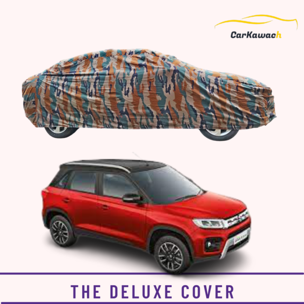 Button to buy product the deluxe cover for maruti brezza car