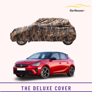 Button to buy product the deluxe cover for opel corsa car