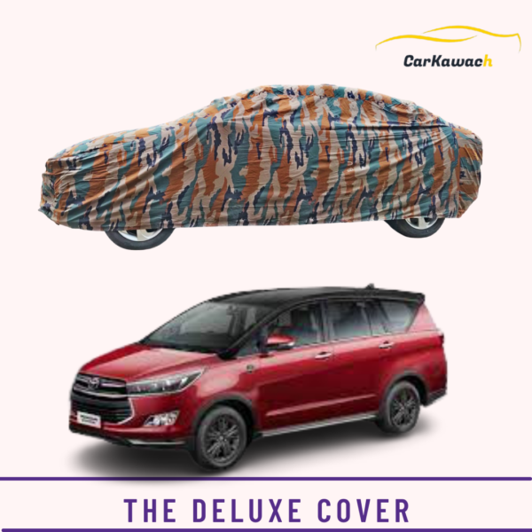 Button to buy product The Deluxe cover for Toyota Innova Crysta car