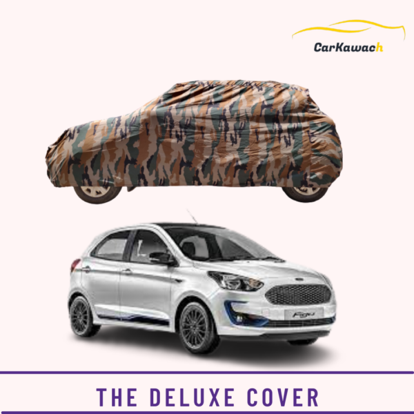 Button to buy product the deluxe cover for ford figo car