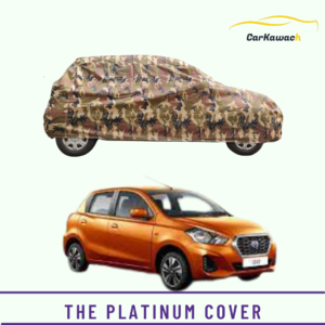 Button to buy product the platinum cover for datsun go car