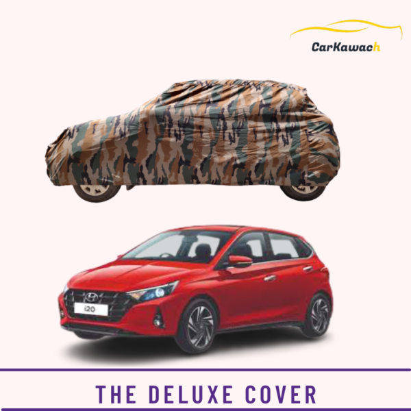 Button to buy product the deluxe cover for Hyundai I20 car