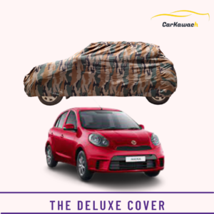 Button to buy product the deluxe cover for Nissan Micra car