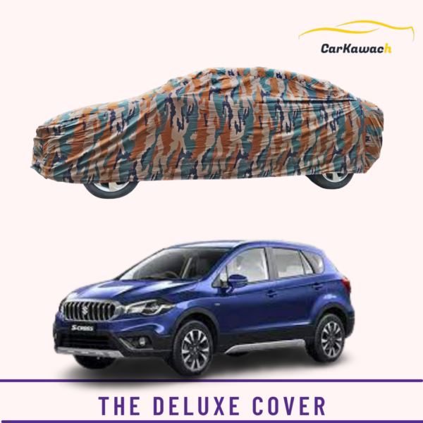 Button to buy product the deluxe cover for Maruti scross car