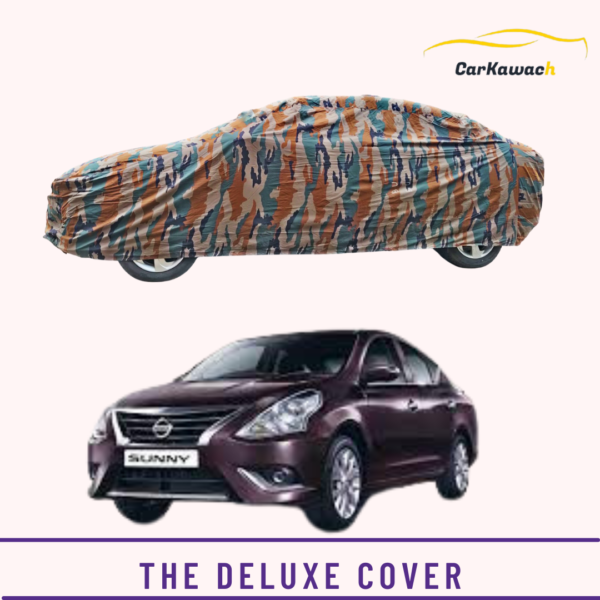 Button to buy product The Deluxe cover for Nissan Sunny car