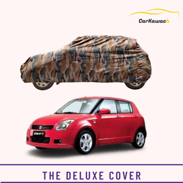 Button to buy product the deluxe cover for maruti swift old car