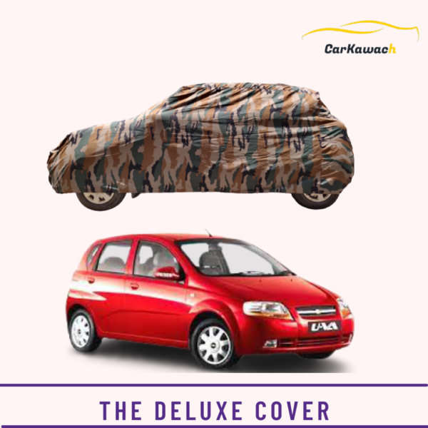 Button to buy product the deluxe cover for Chevrolet Aveo UVA car