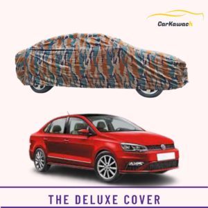 Button to buy product the deluxe cover for volkswagon vento car