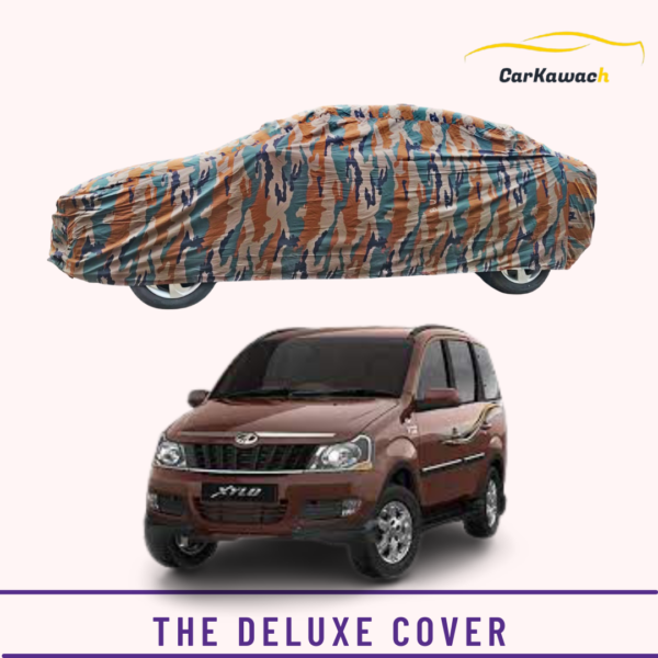 Button to buy product The Deluxe cover for Mahindra Xylo car