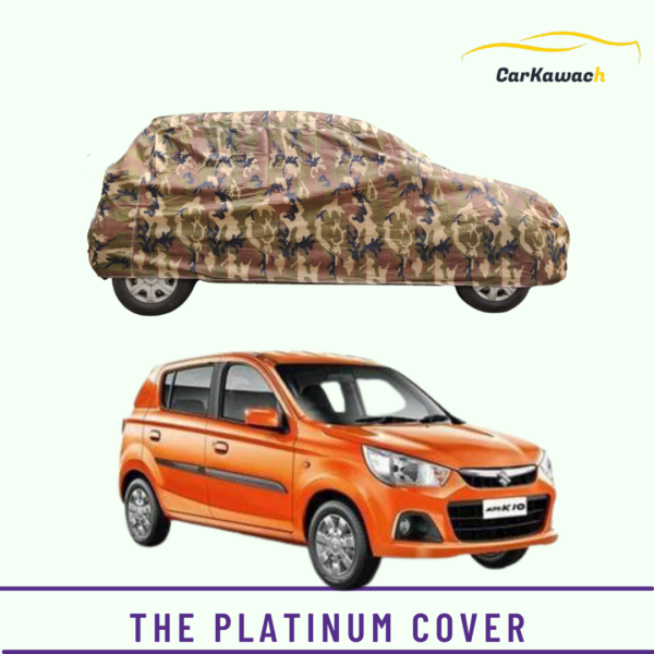 Button to buy product the platinum cover for alto k10 car
