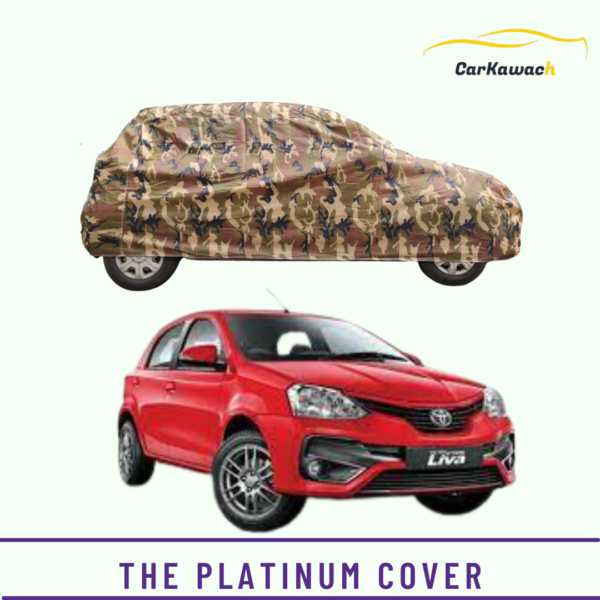 Button to buy product the platinum cover for toyota etios liva car