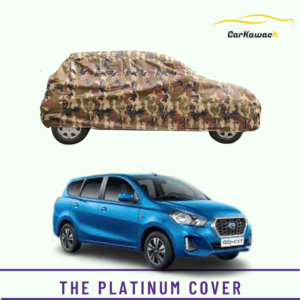 Button to buy product the platinum cover for datsun go plus car