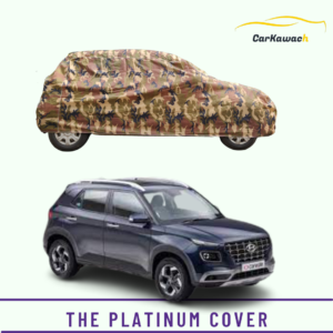Button to buy product the platinum cover for hyundai venue car