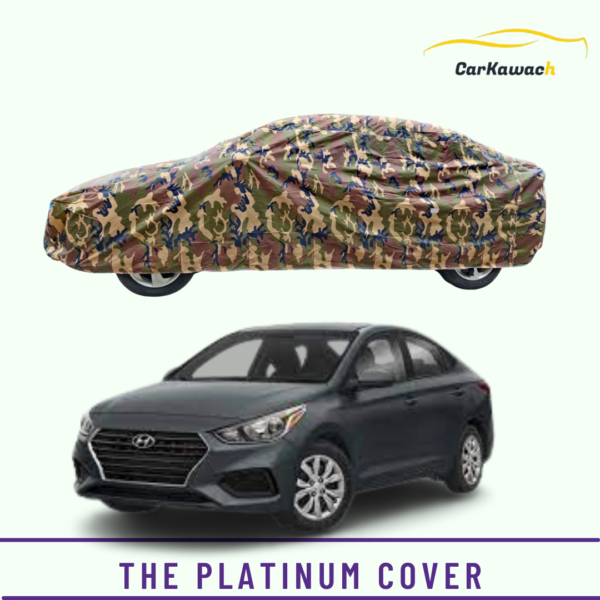 Button to buy product The Platinum cover for Hyundai Accent car
