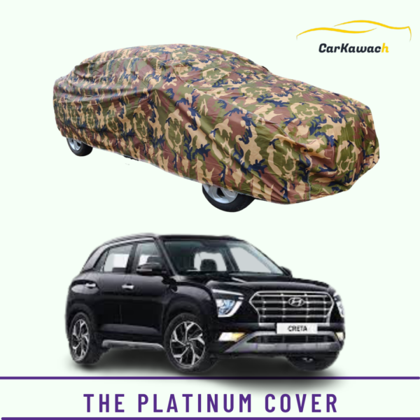 Button to buy product The Platinum cover for Hyundai Creta car