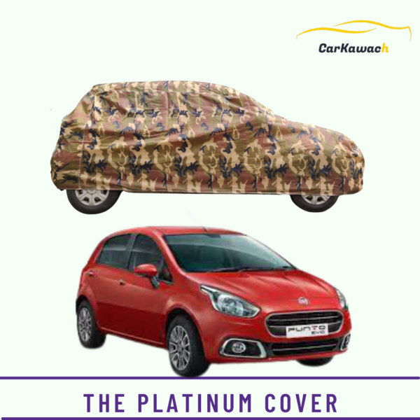 Button to buy product the platinum cover for fiat punto car