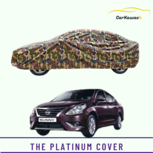 Button to buy product the platinum cover for Nissan Sunny car