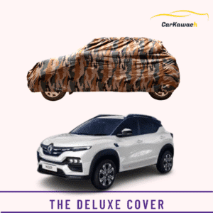 Button to buy product the deluxe cover for Renault Kiger car